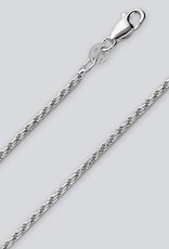 Sterling Silver Rope 035 Chain Anklet 9"