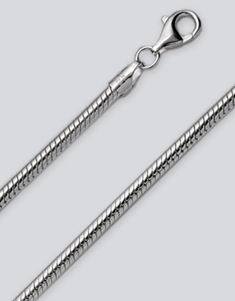 Sterling Silver Snake 080 Chain Necklace