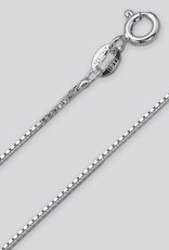 Sterling Silver Box 019 Chain Necklace
