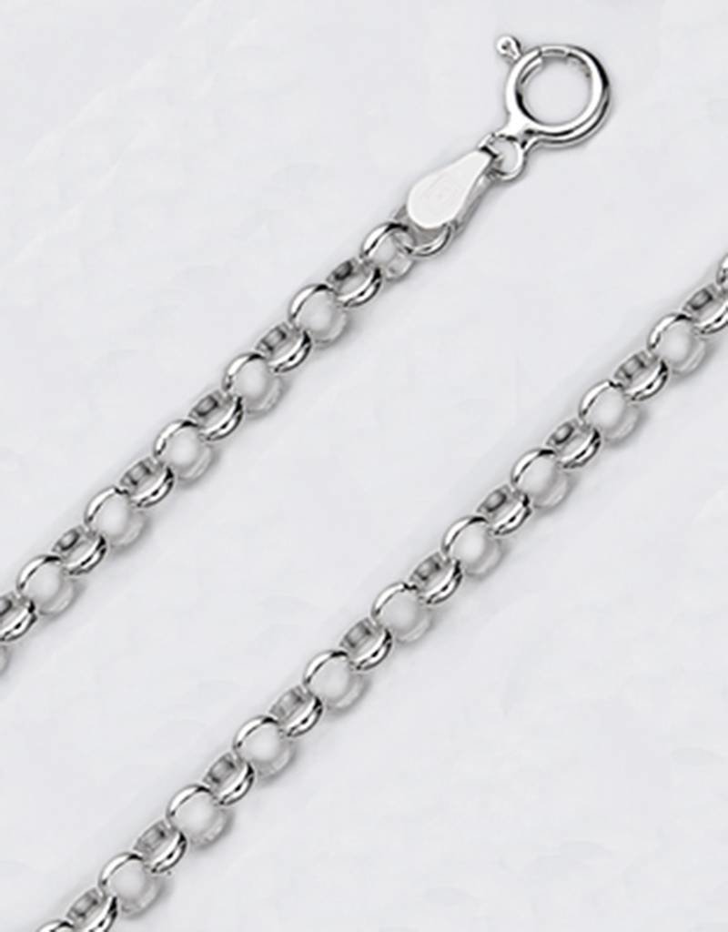 Sterling Silver Rolo 055 Chain Bracelet