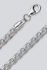Sterling Silver Wheat 150 Chain Necklace