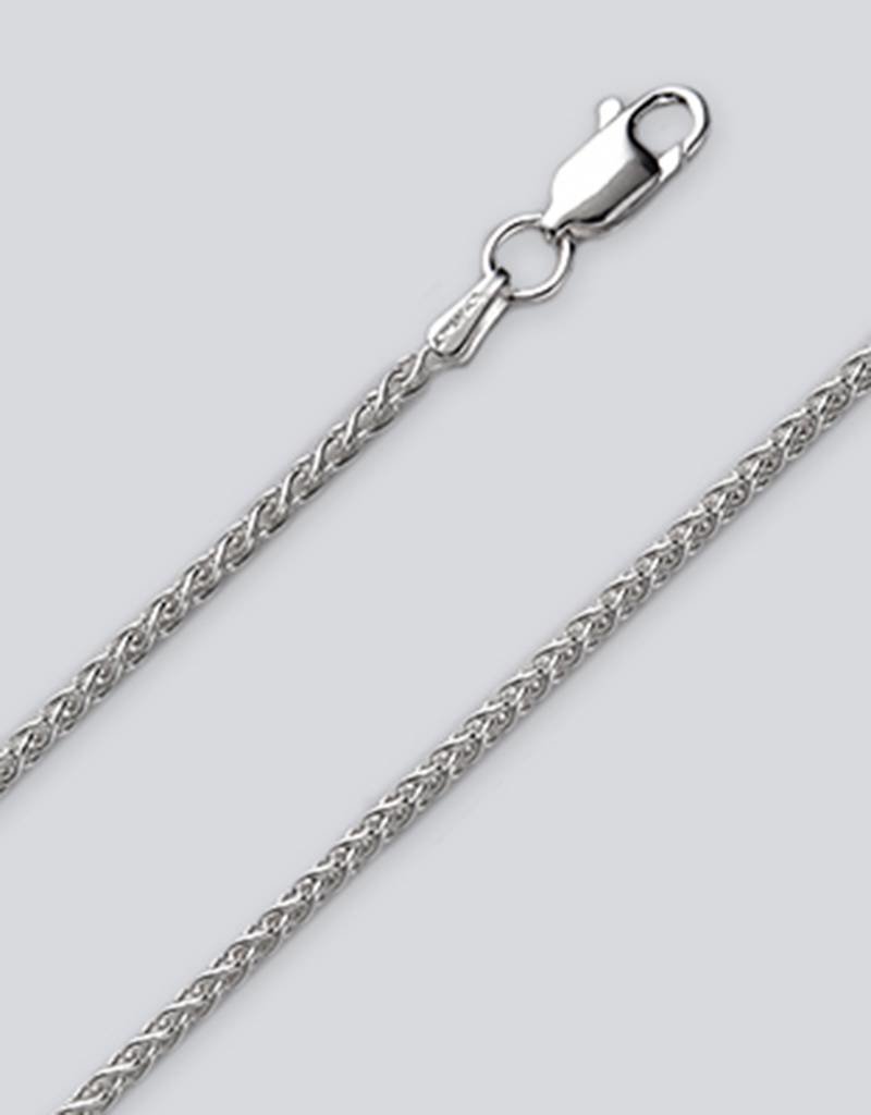 Sterling Silver Wheat 045 Chain Necklace