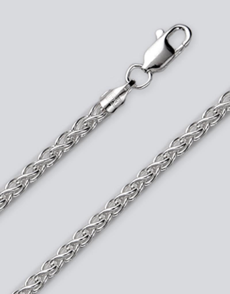 Sterling Silver Wheat 080 Chain Necklace