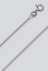 Sterling Silver Gourmette 035 Chain Necklace