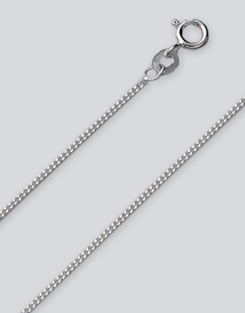 Sterling Silver Gourmette 035 Chain Necklace