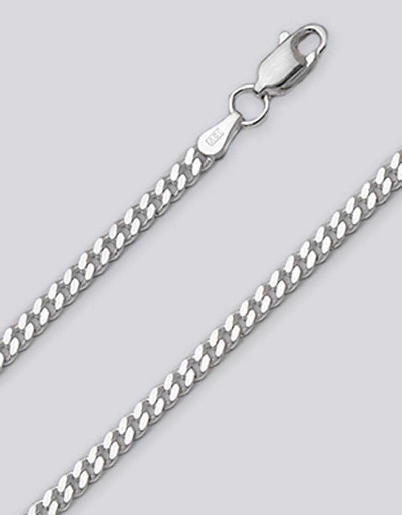 Sterling Silver Curb 080 Chain Necklace