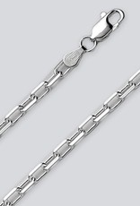 Sterling Silver Anchor Chain 100 Bracelet 7"