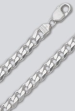 Sterling Silver Curb 250 Chain Necklace