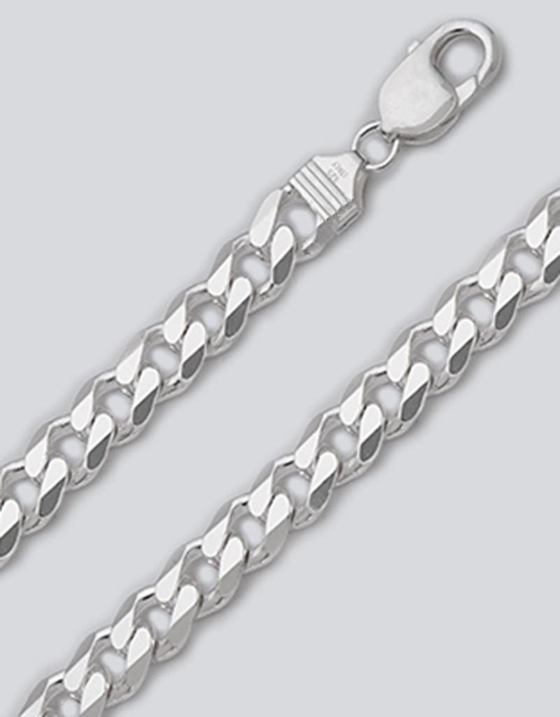 Sterling Silver Curb 250 Chain Necklace