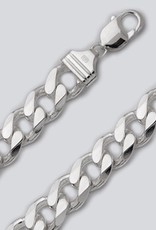 Sterling Silver Curb 350 Chain Bracelet