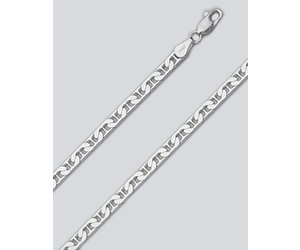 Sterling Silver Flat Marina 120 Chain Necklace