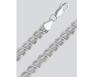 925 Sterling Silver Charm Chain Bracelet