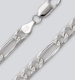 Pave Figaro 180 Bracelet 8"