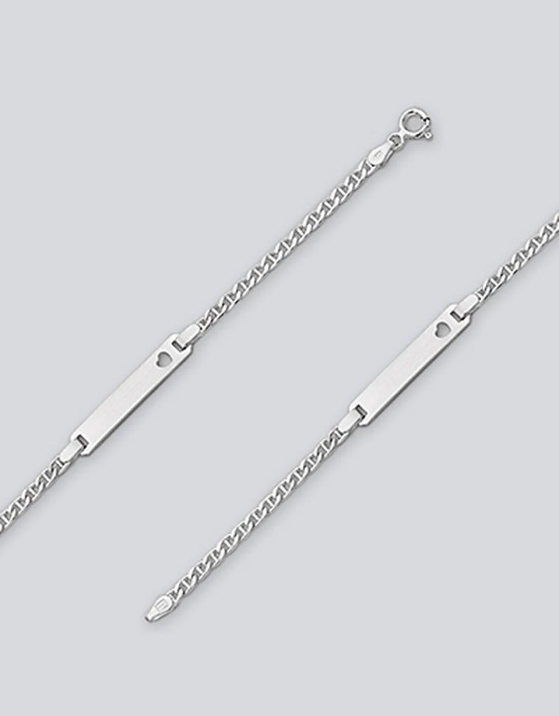 Sterling Silver Marina 080 Chain ID Bracelet