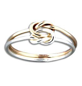 Double Knot SS/GF Ring