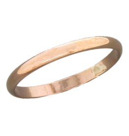 2mm Rose Gold Filled Band Ring