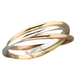 Rolling Band Tritone Ring
