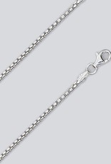 Sterling Silver Round Box 040 Chain Necklace