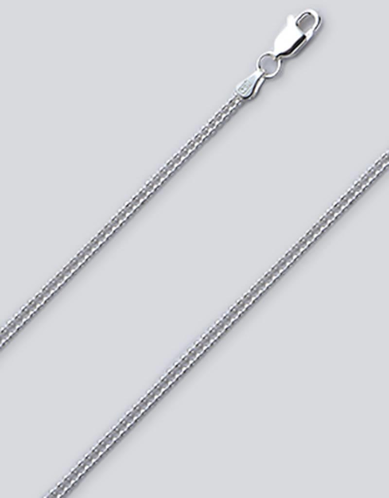 Sterling Silver Double Strand Bead Anklet 9"
