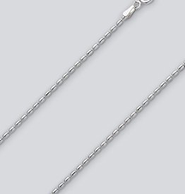 1.8mm Bead Oval Anklet 9"