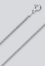 Sterling Silver 1.8mm Bead Chain Necklace