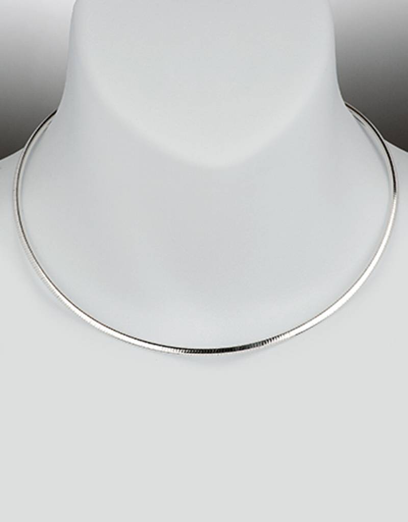 silver omega necklace