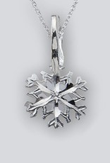 Sterling Silver Snowflake Pendant (Chain Sold Separately)