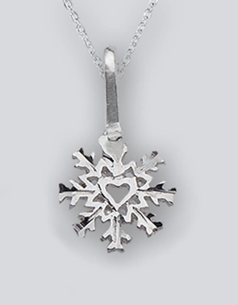 Sterling Silver Snowflake Pendant (Chain Sold Separately)