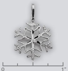 Snowflake Pendant 17mm