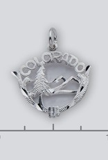 Sterling Silver Colorado Charm 19mm