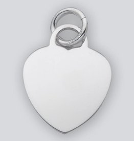 Heart ID Tag Charm 27mm