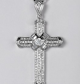 Cross CZ Pendant 57mm