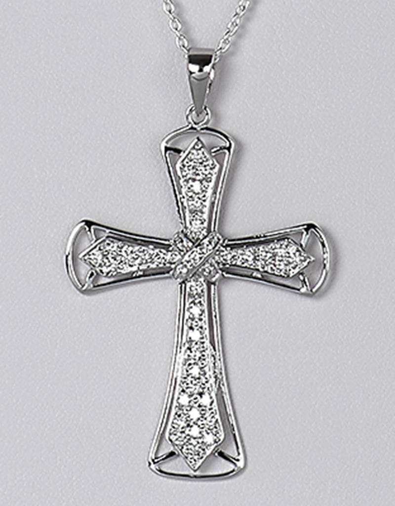 CZ Cross Pendant