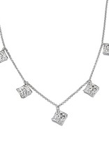 Sterling Silver Designer Rolo Necklace 16"+2" Extender