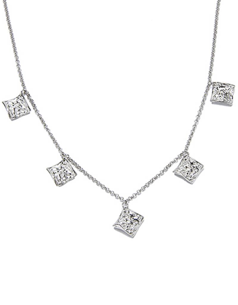 Sterling Silver Designer Rolo Necklace 16"+2" Extender