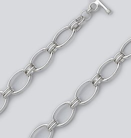 Oval Link Toggle Bracelet