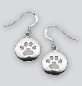 Paw Print Earrings 15mm