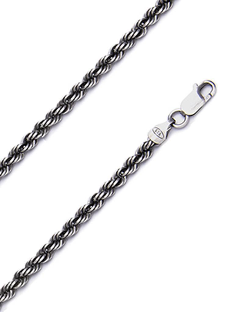 Dainty Gunmetal chains, Plated Brass Chain, Star CZ Chain, Round CZ Ch –  Bling By A