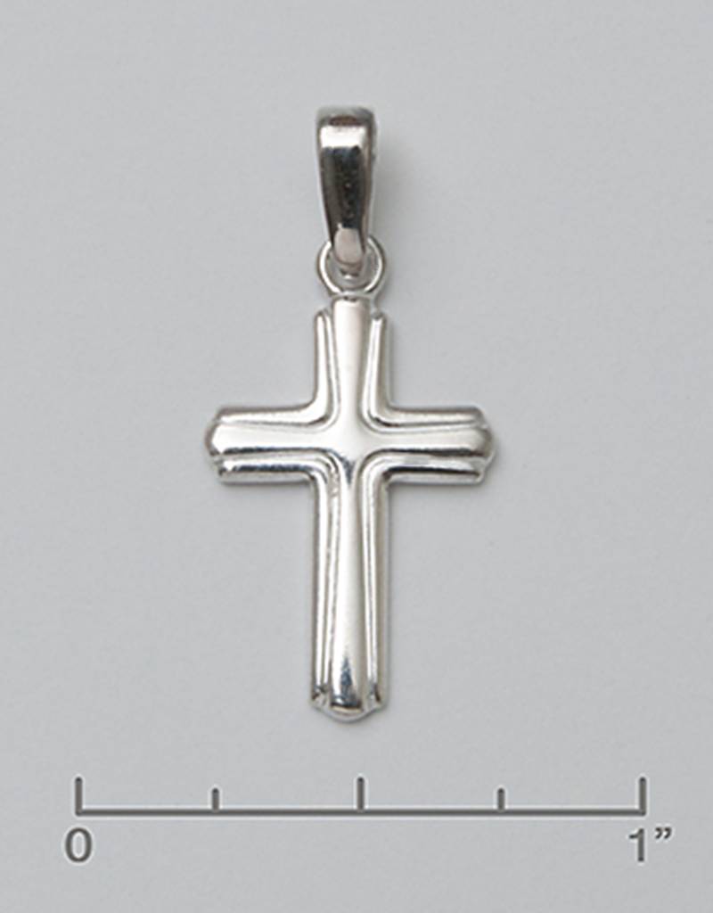 Hollow Cross Pendant 20mm