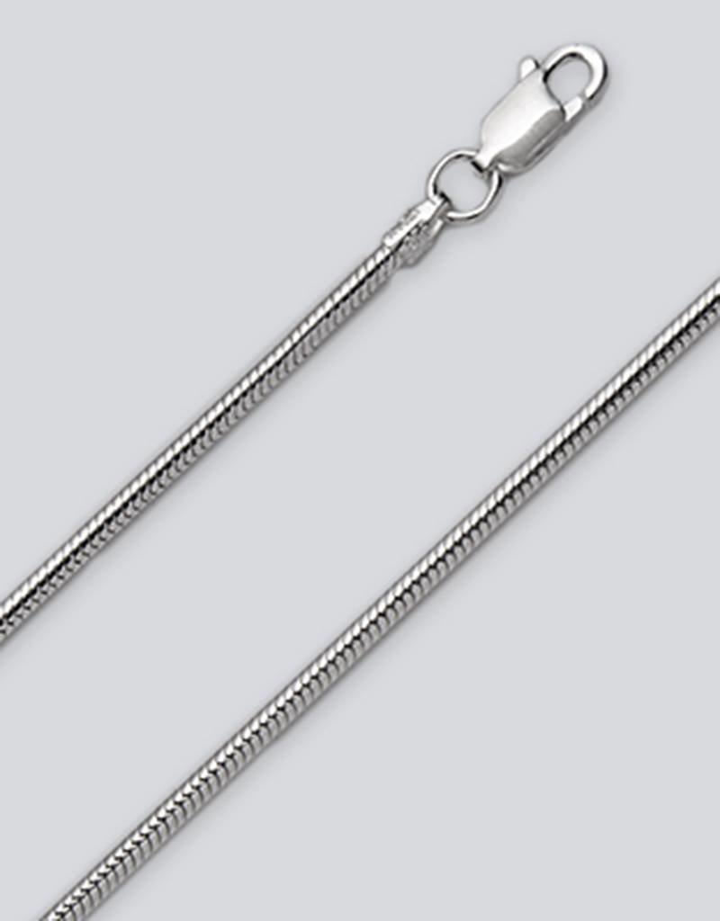 Sterling Silver Snake 050 Chain Necklace