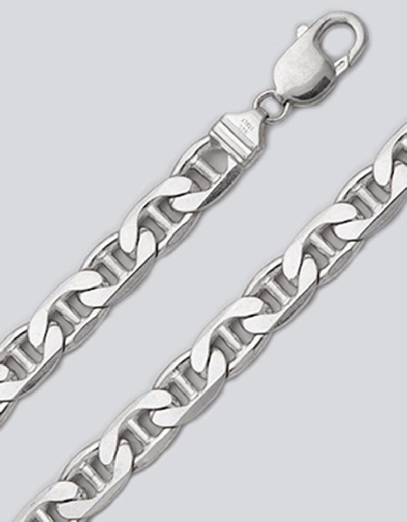 Sterling Silver Flat Marina 250 Bracelet