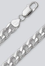 Sterling Silver Curb 220 Bracelet