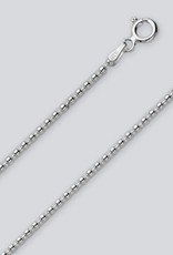 Sterling Silver 1.8mm Bead Anklet 9"