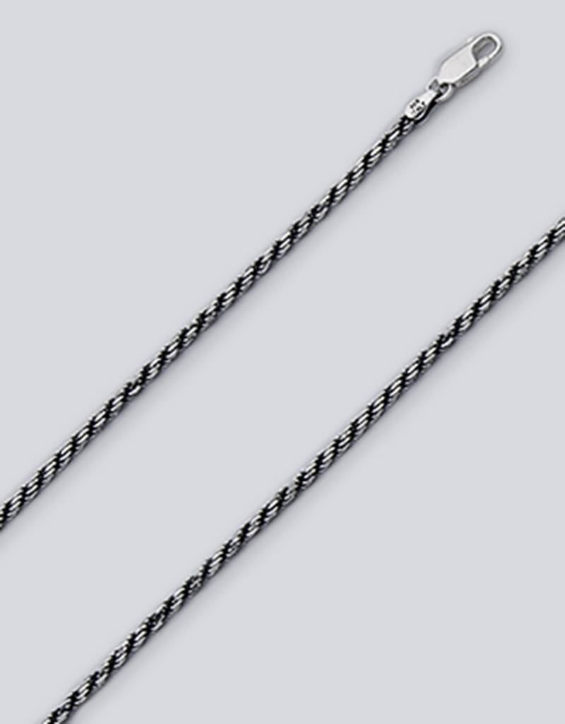 Rope 050 Necklace Oxidized