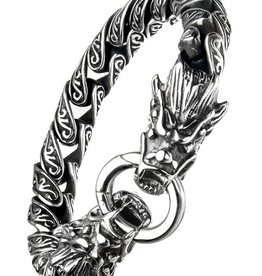 Dragon Steel Bracelet 8.5"