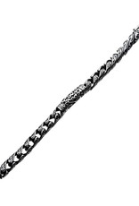 Men's Stainless Steel Gothic Design Bracelet 8.5"
