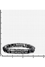 Men's Stainless Steel Gothic Design Bracelet 8.5"