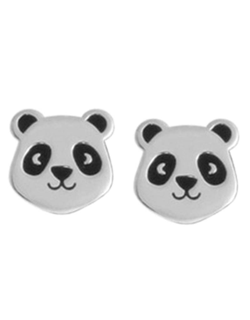 Panda Stud Earrings 8mm