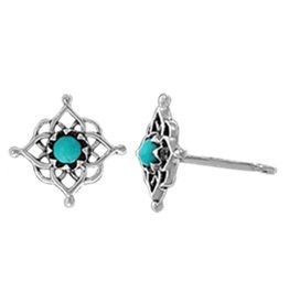 Turquoise Post Earrings