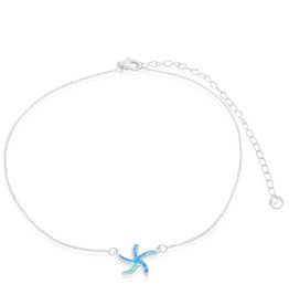 Starfish Opal Choker Necklace 12"+4"